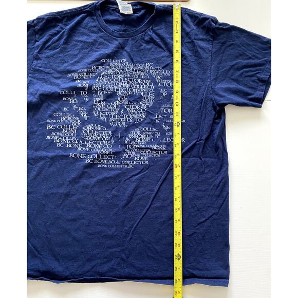 Vintage Bone Collector Graphic T-Shirt in Navy Size Large Y2K - Picture 6 of 7